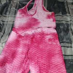 Pink two piece set